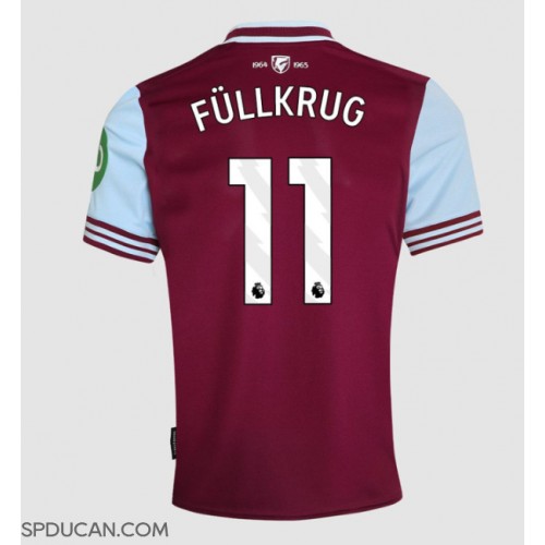 Muški Nogometni Dres West Ham United Niclas Fullkrug #11 Domaci 2024-25 Kratak Rukav